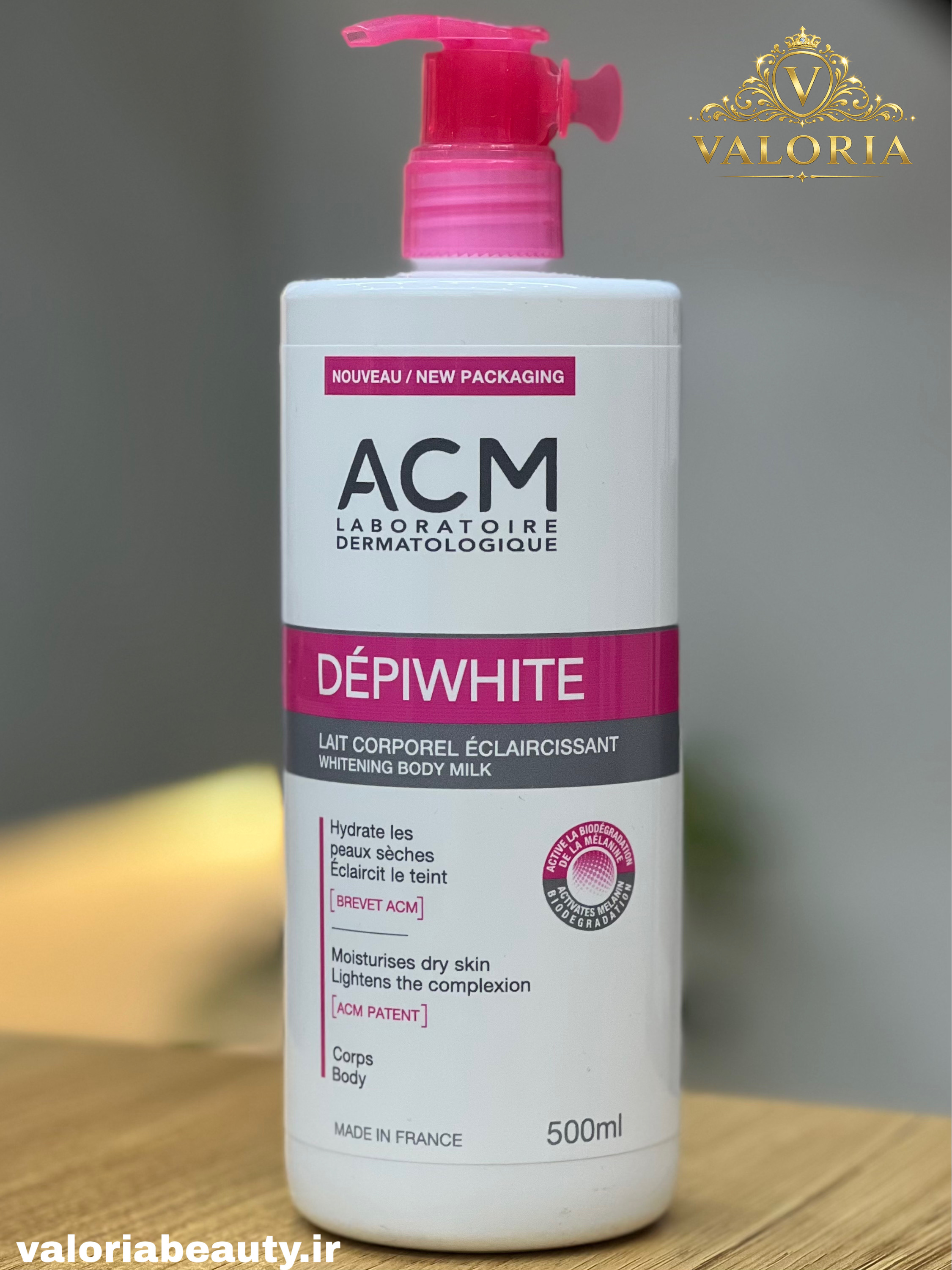 لوسیون روشن‌کننده بدن ACM Depiwhite Whitening Body Milk 500ml